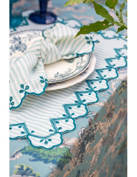 Set de table en coton enduit Natri