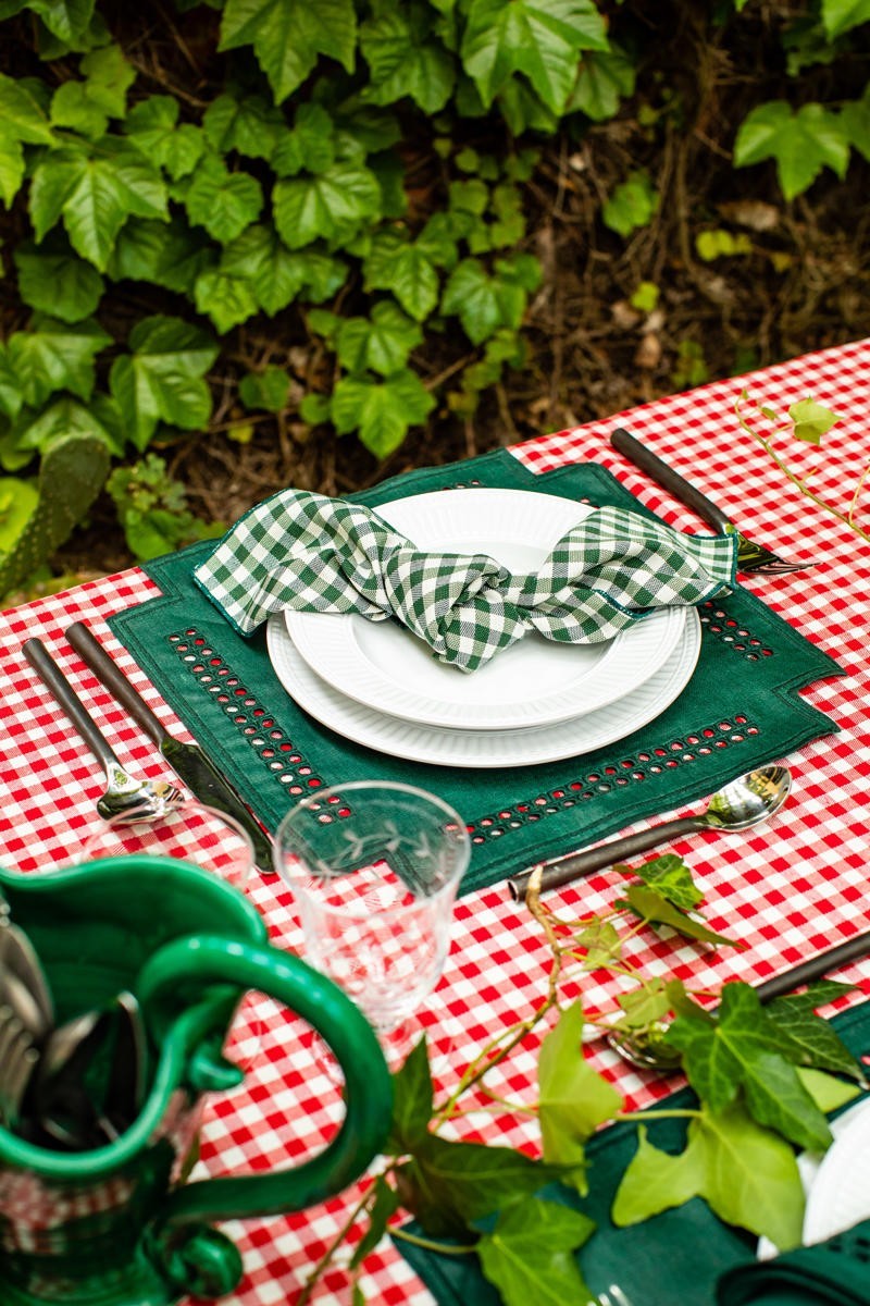 Set de table Erica en lin enduit