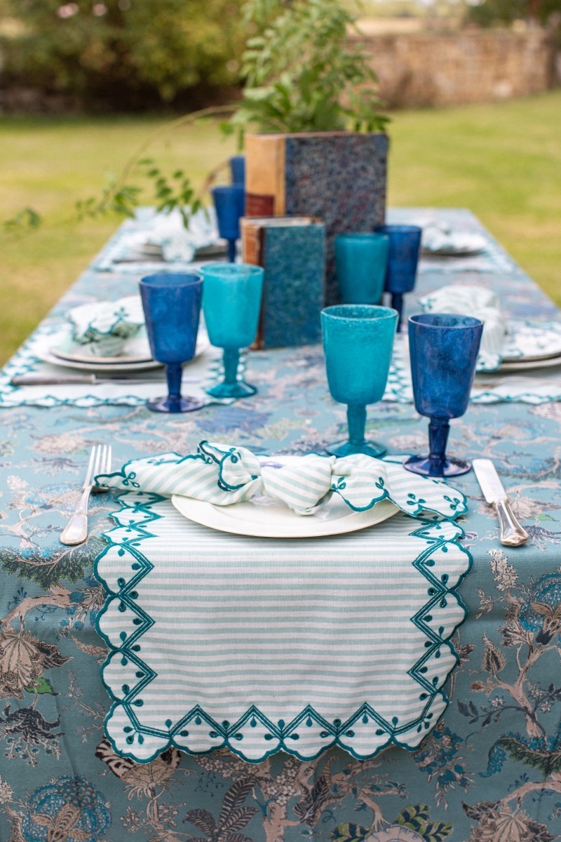 Set de table en coton enduit Natri