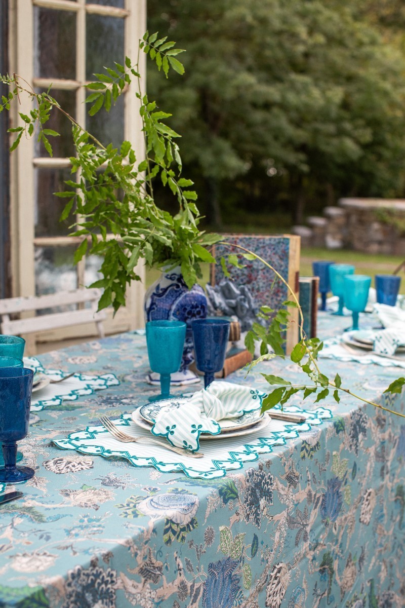 Set de table en coton enduit Natri