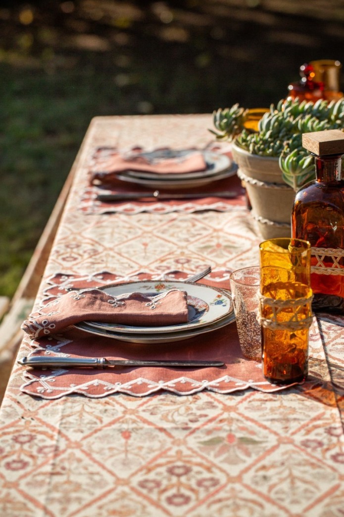 Stain Resistant Linen Nastri Placemat 2