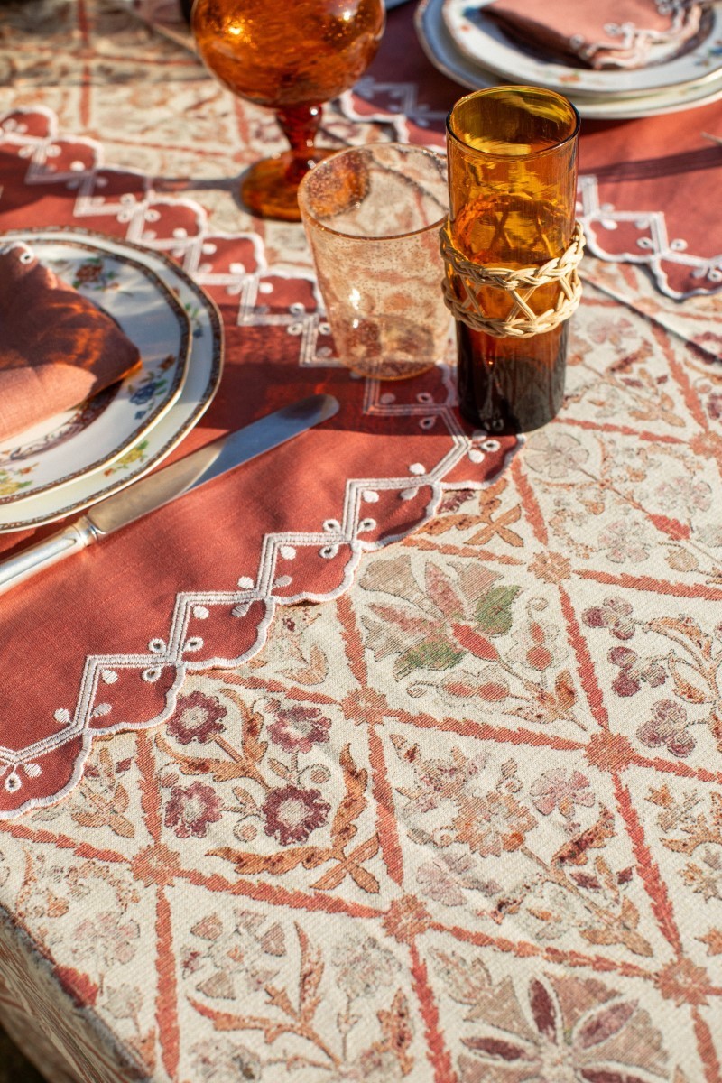 Set de table en Nastri de lin enduit