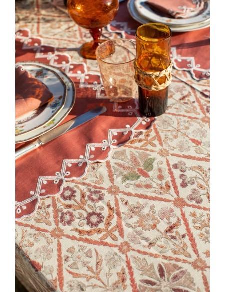 Set de table en Nastri de lin enduit