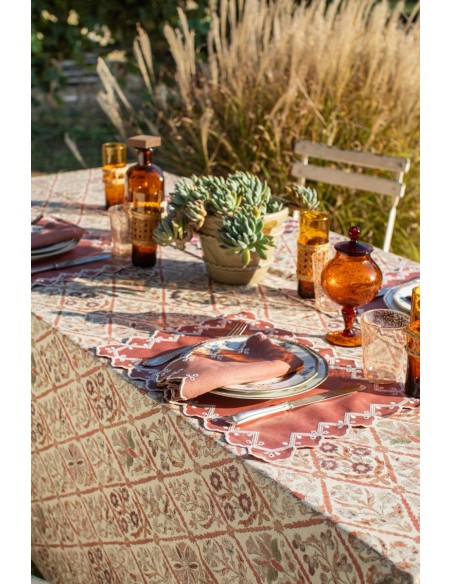 Set de table en Nastri de lin enduit