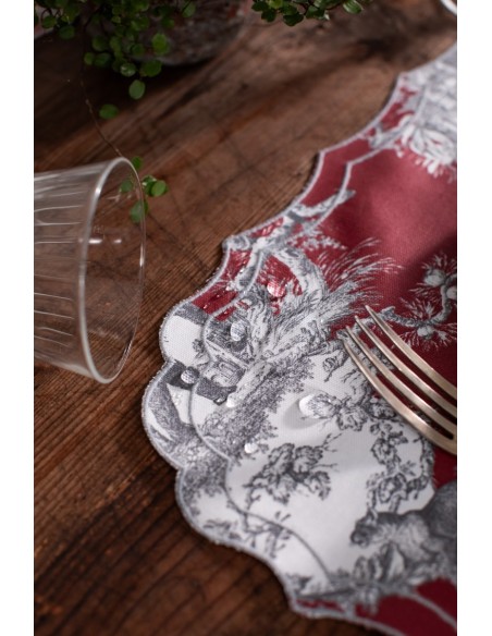 Set de table Firenze en coton enduit