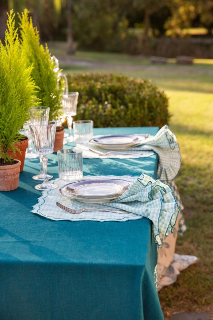 Set de table Firenze en coton enduit 2