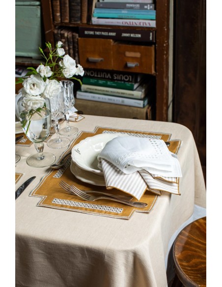 Set de table Erica en lin enduit