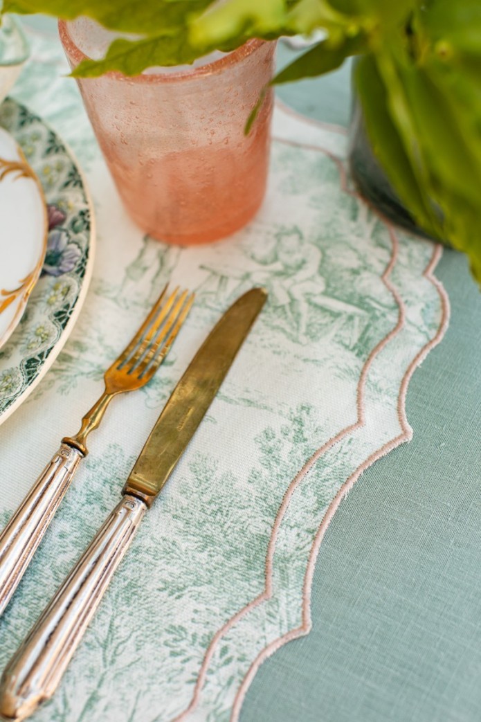 Set de table Firenze en coton enduit 2