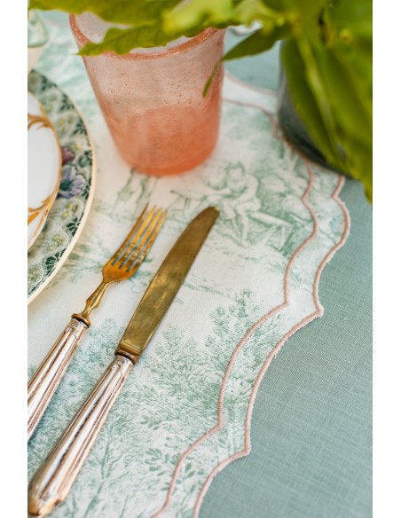 Set de table Firenze en coton enduit