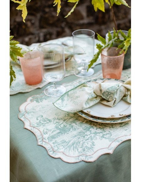 Set de table Firenze en coton enduit