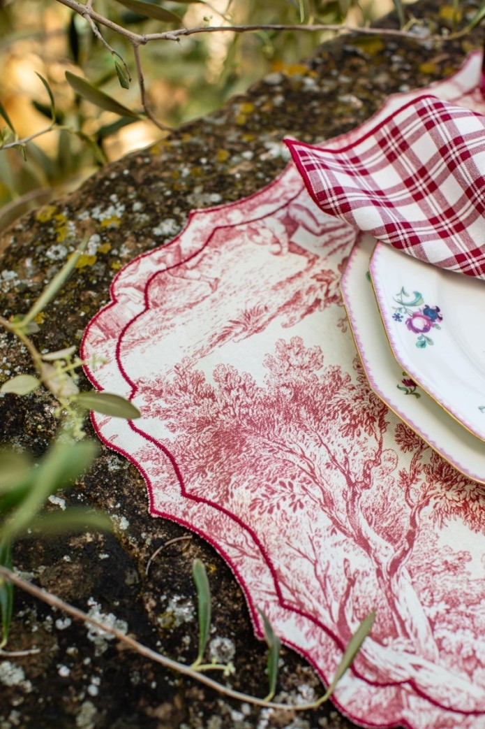 Set de table Firenze en coton enduit 2