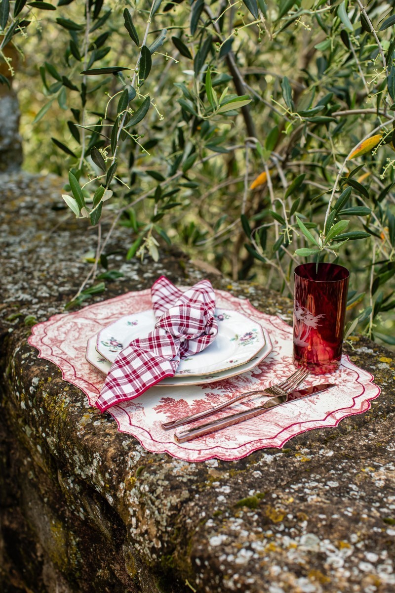 Set de table Firenze en coton enduit