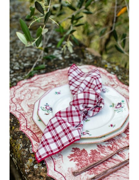 Set de table Firenze en coton enduit