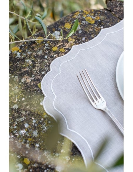 Set de table Firenze en lin enduit