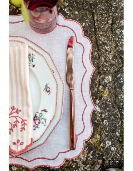 Set de table Firenze en lin enduit