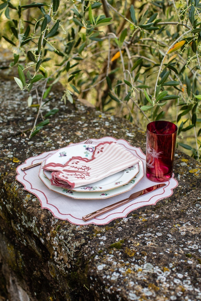 Set de table Firenze en lin enduit