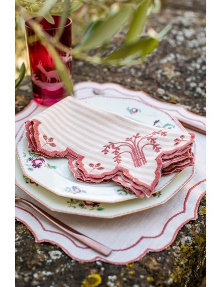 Set de table Firenze en lin enduit