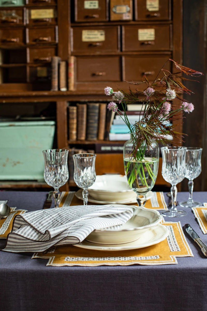 Stain Resistant Linen Erica Placemat