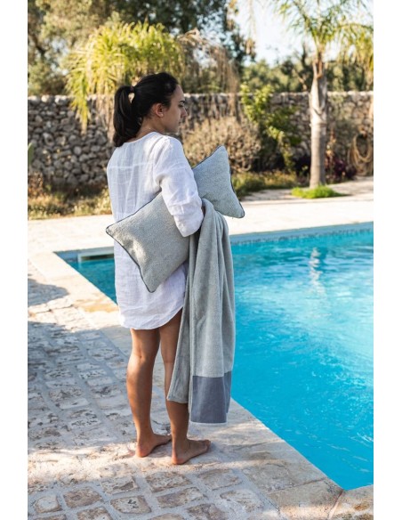 Set Asciugamano e Cuscino Mare
