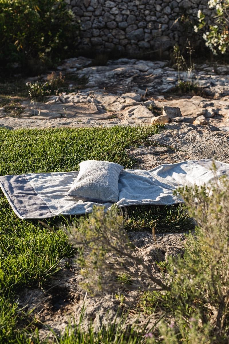 Ensemble serviette et oreiller de mer