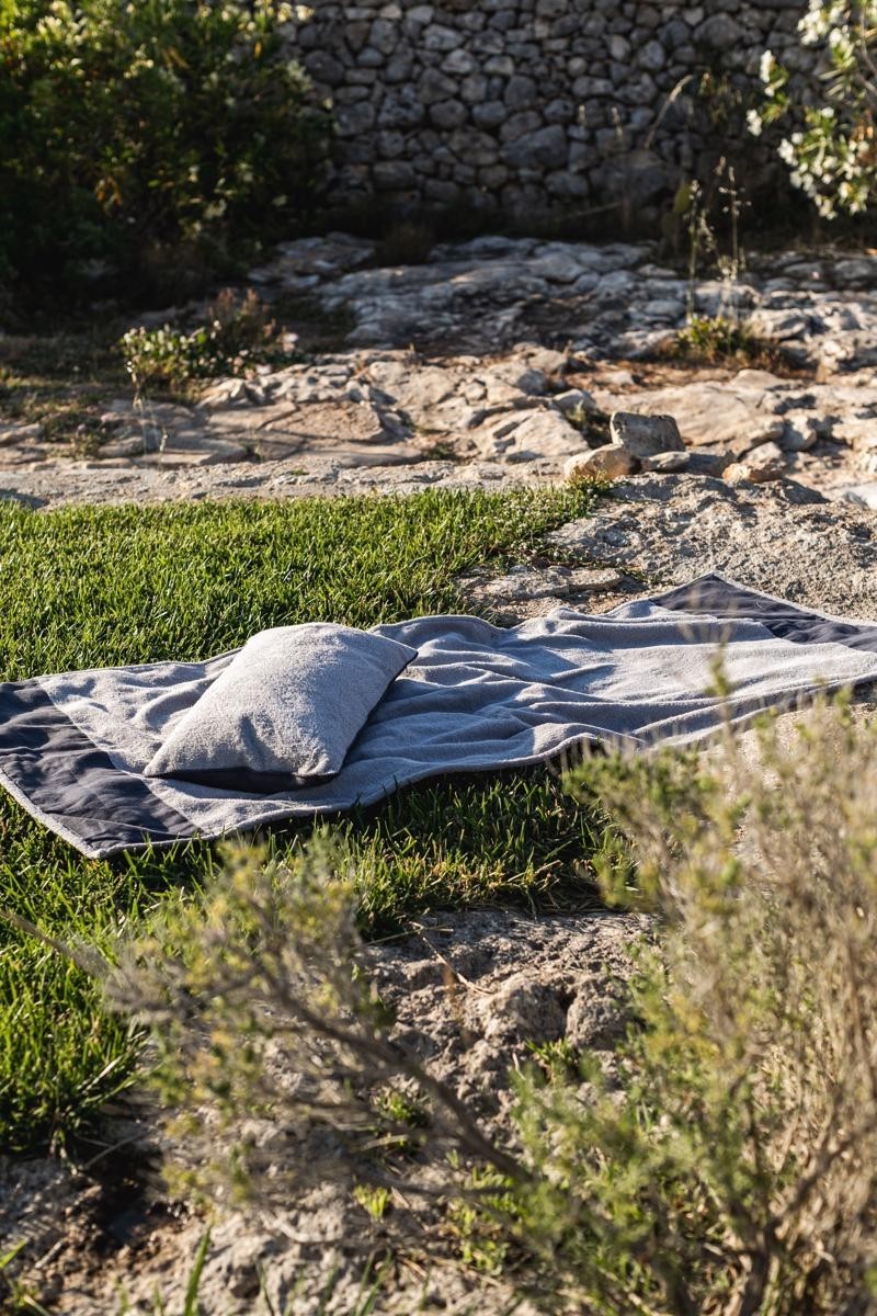 Ensemble serviette et oreiller de mer