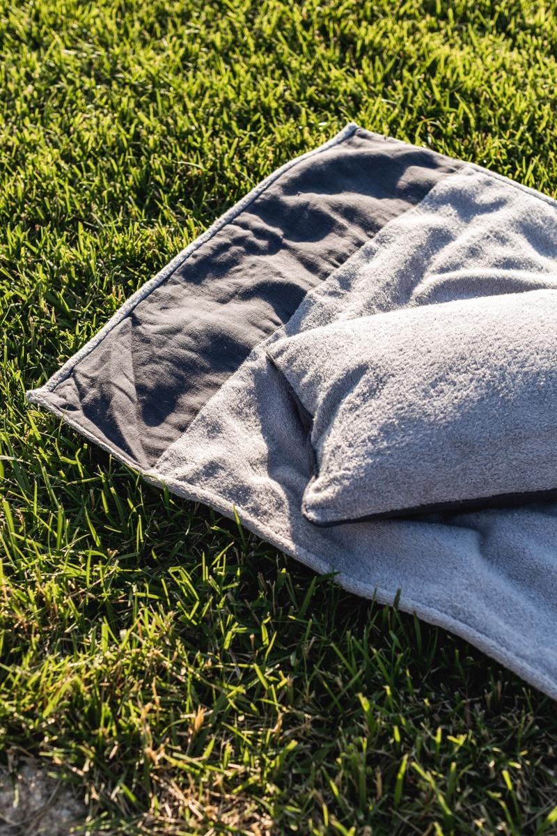 Ensemble serviette et oreiller de mer