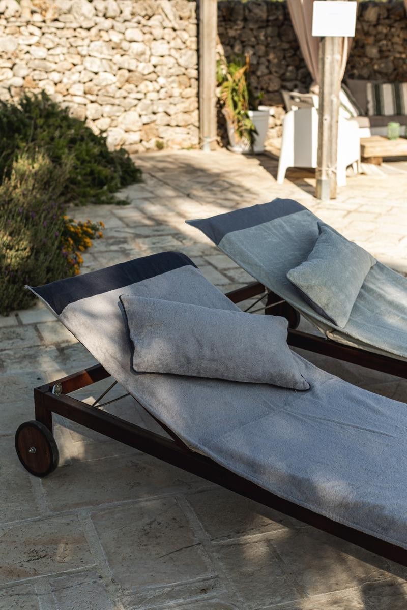 Ensemble serviette et oreiller de mer