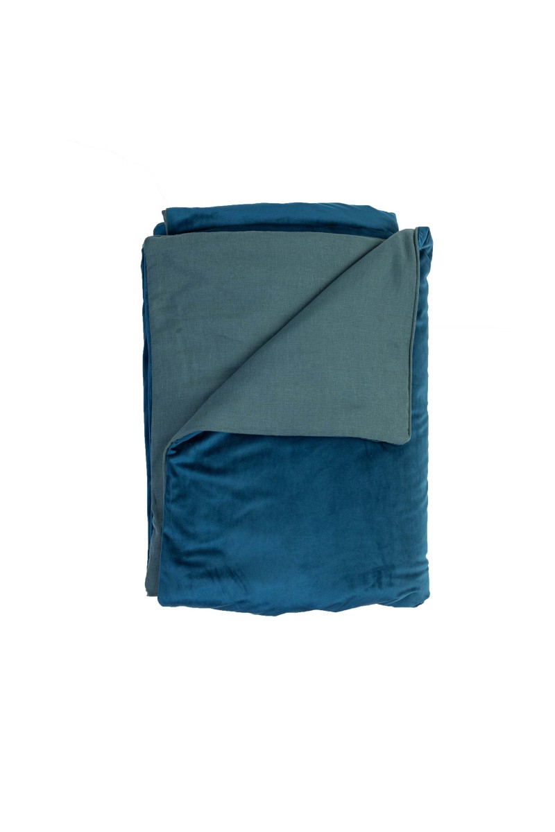 Pure Reversible Bedspread in Linen