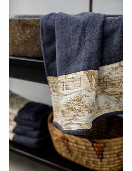 Serviette en coton Bauhaus