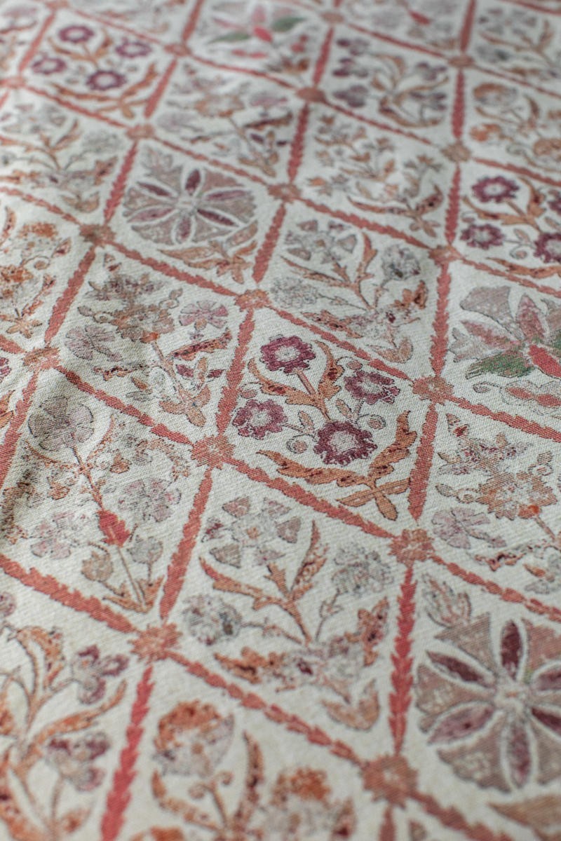 Pure Reversible Bedspread in Linen/Cotton