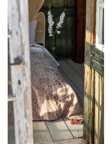 Copriletto Pure in Lino/Cotone