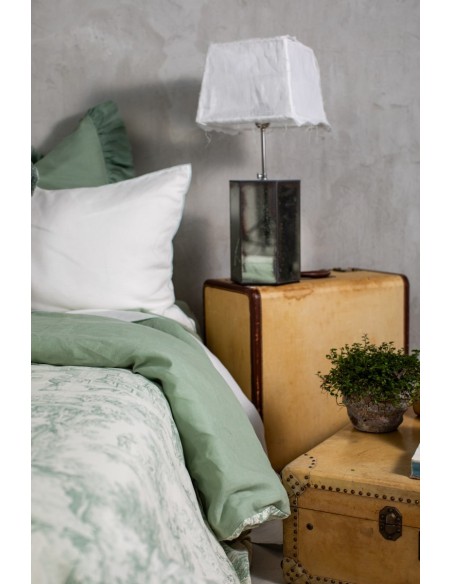 Pure Reversible Bedspread in Linen/Cotton