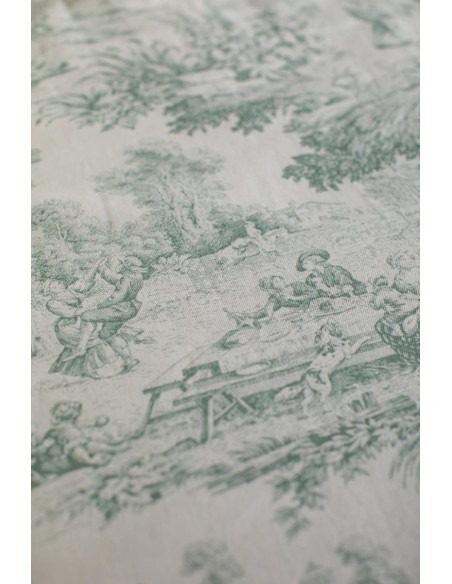 Pure Reversible Bedspread in Linen/Cotton