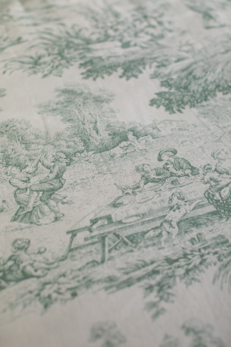 Pure Reversible Bedspread in Linen/Cotton