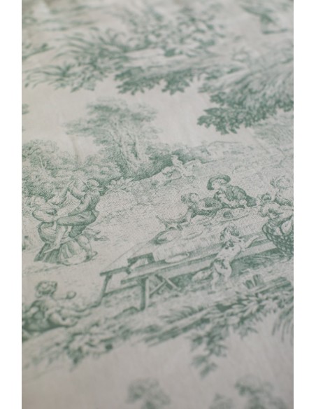 Pure Reversible Bedspread in Linen/Cotton