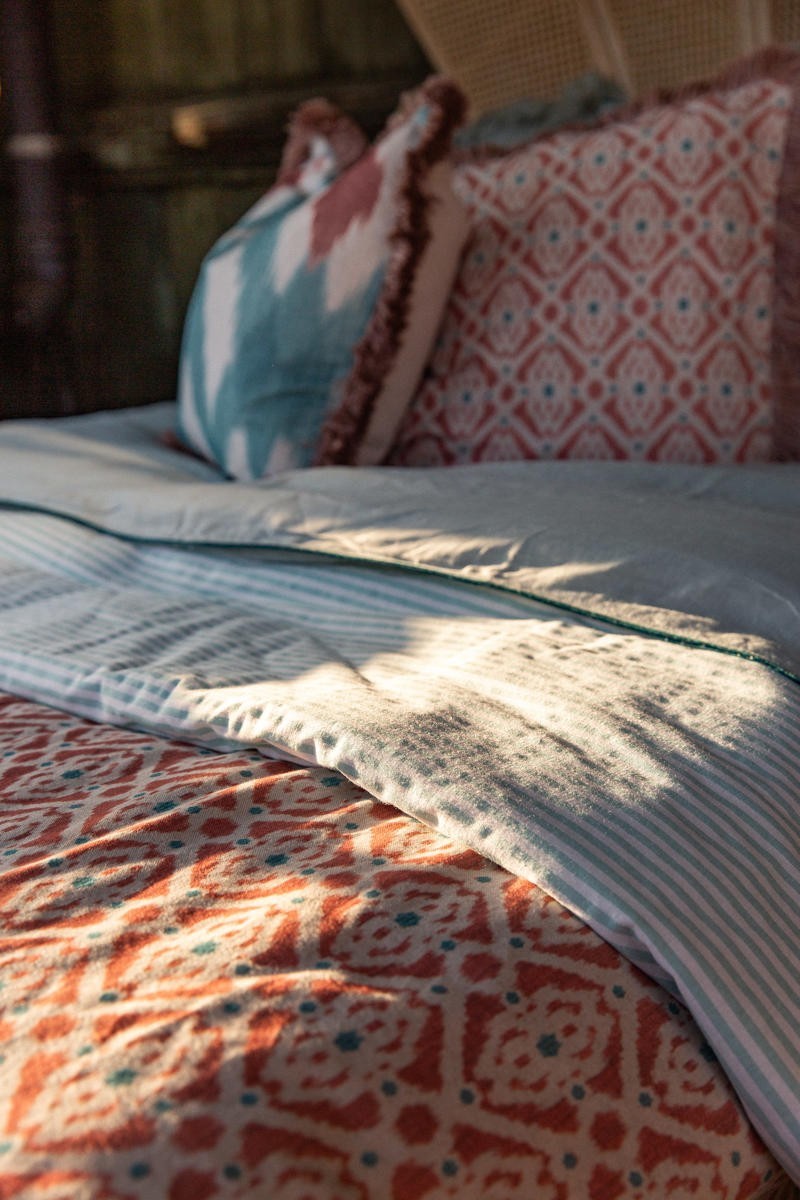 Copriletto Pure in Lino/Cotone