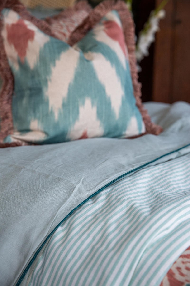 Copriletto Pure in Lino/Cotone