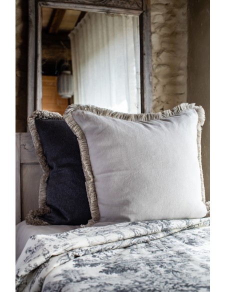 Pillowcase Fringes Linen