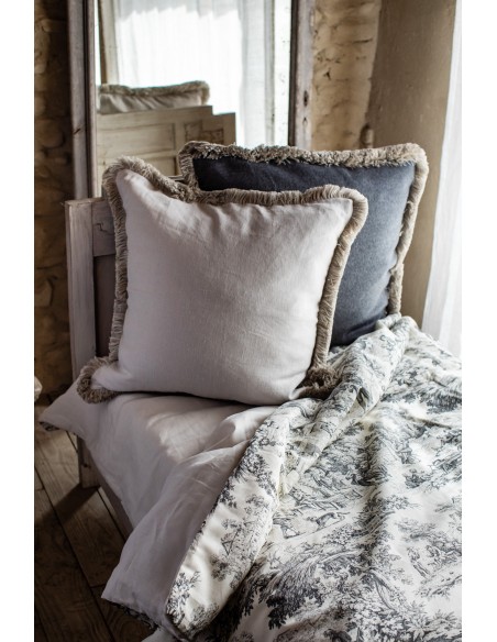 Pillowcase Fringes Linen