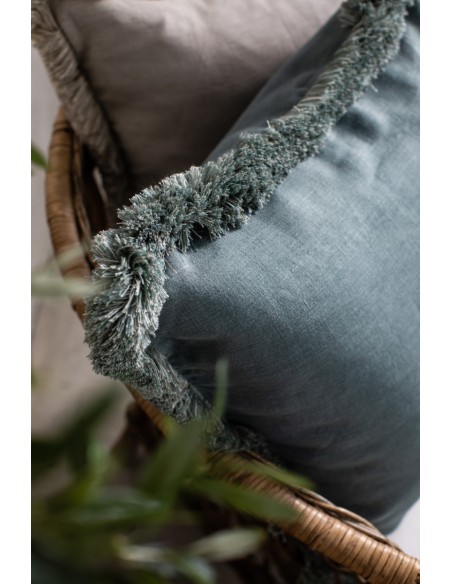 Pillowcase Fringes Linen
