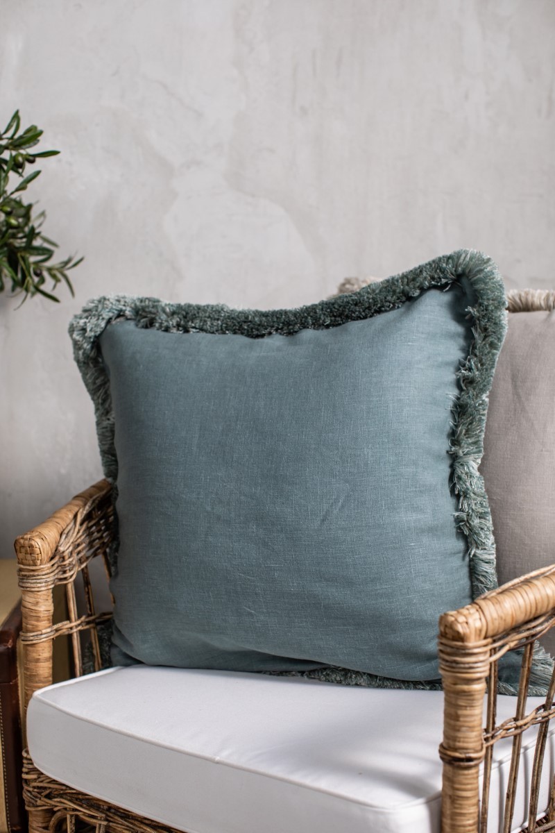 Pillowcase Fringes Linen