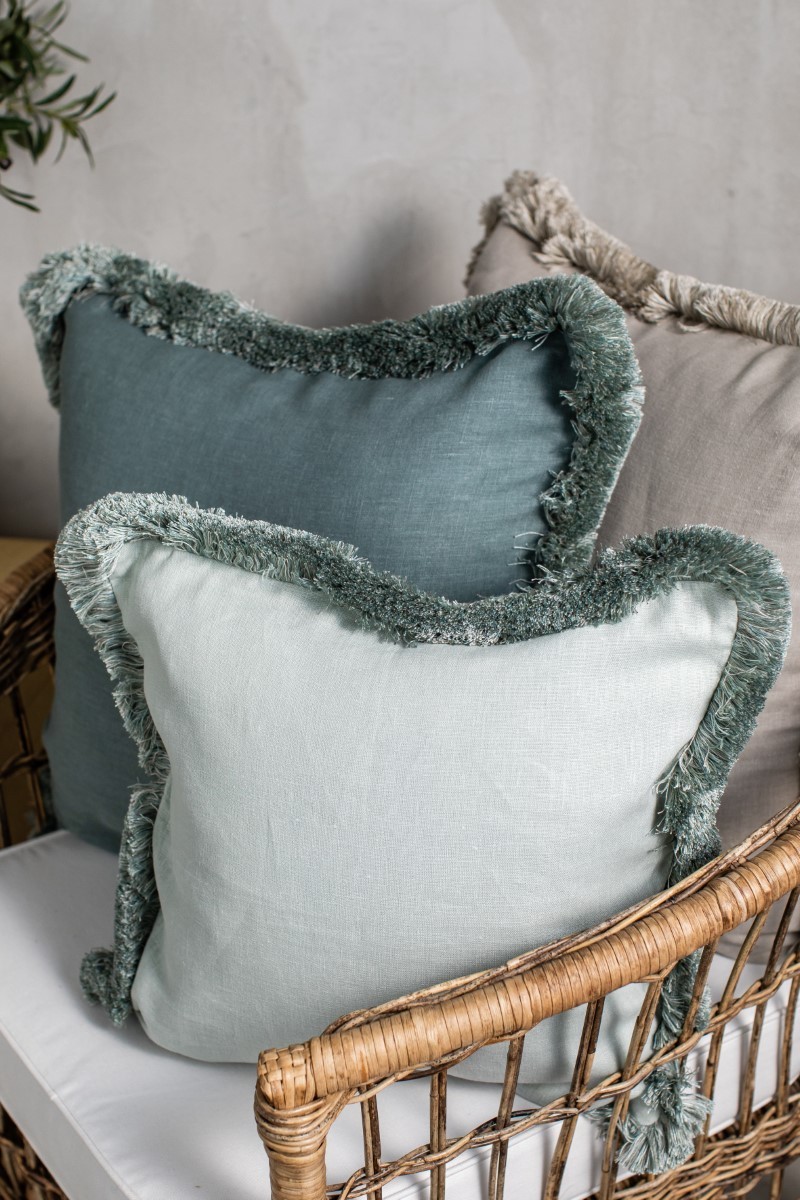 Pillowcase Fringes Linen