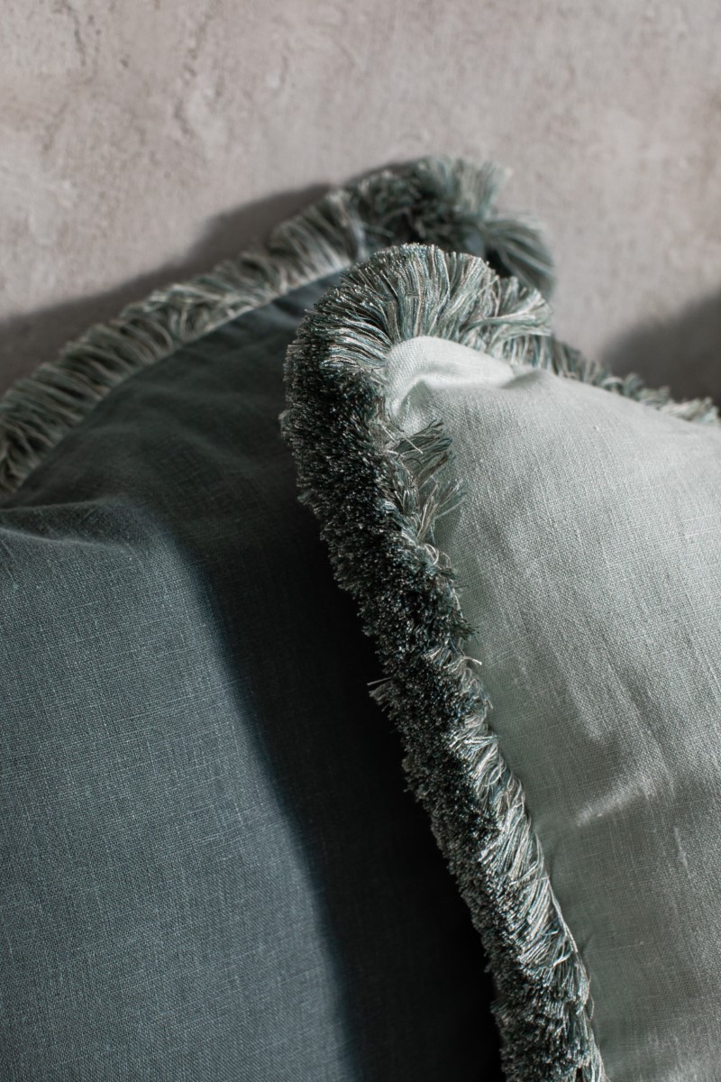 Pillowcase Fringes Linen