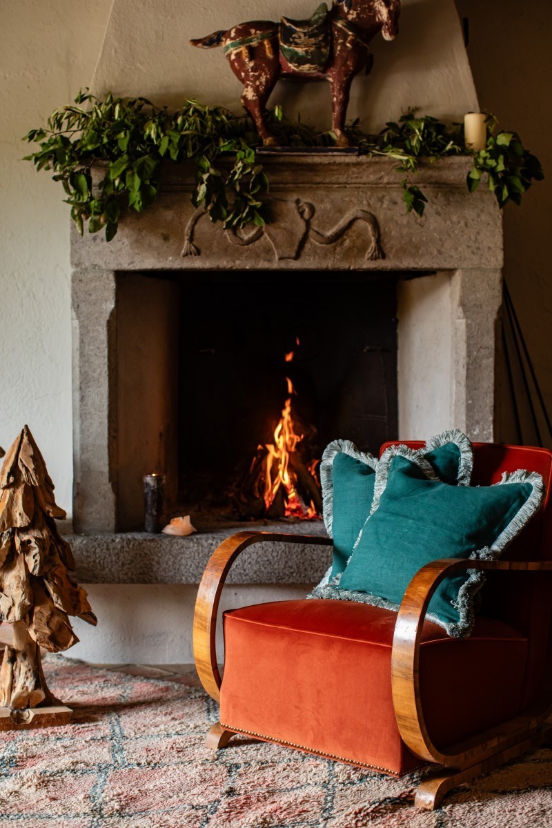 Franges de taie d'oreiller en lin