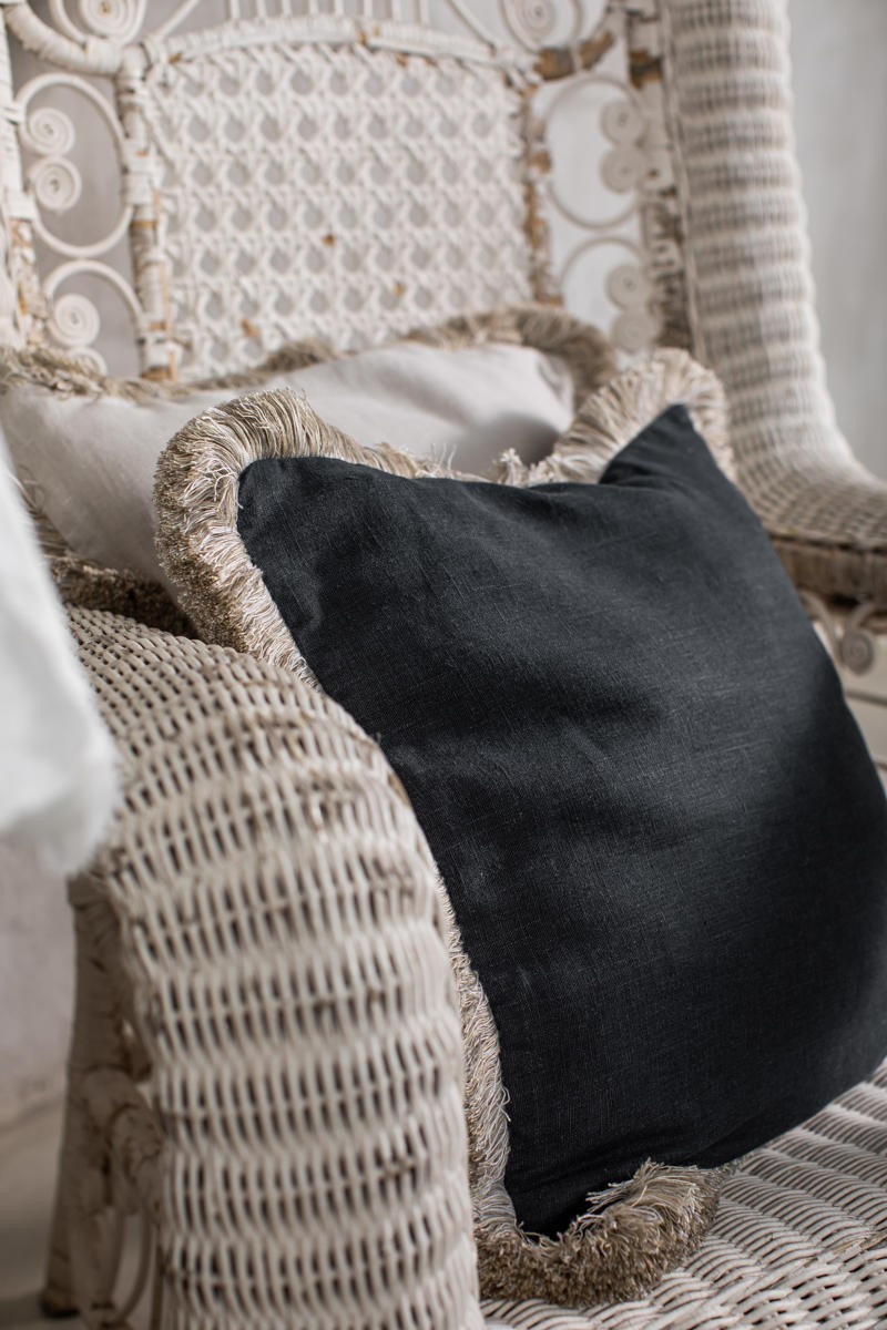 Pillowcase Fringes Linen