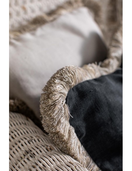 Pillowcase Fringes Linen
