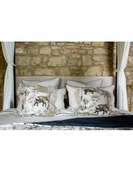 Taie d'oreiller en lin viscose Ludo