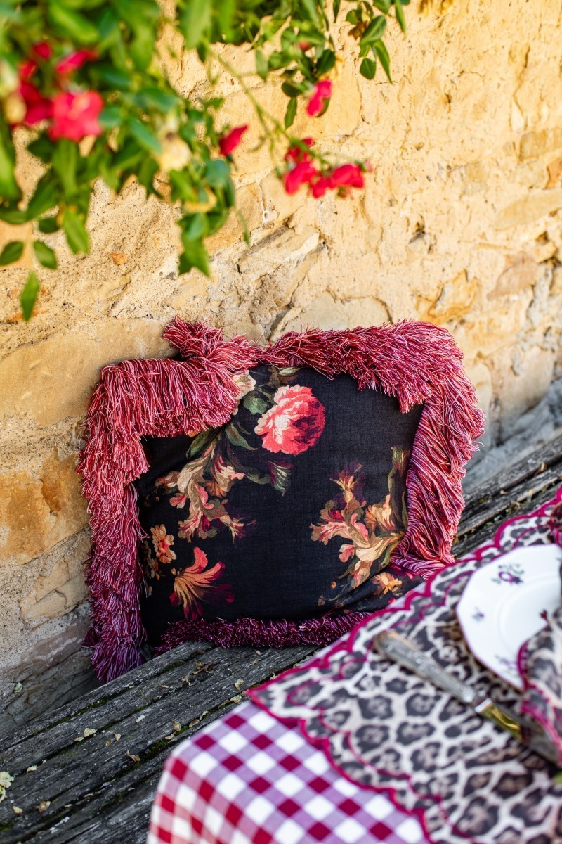 Taie d'oreiller en lin viscose Ludo