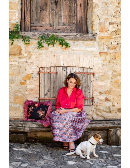 Taie d'oreiller en lin viscose Ludo