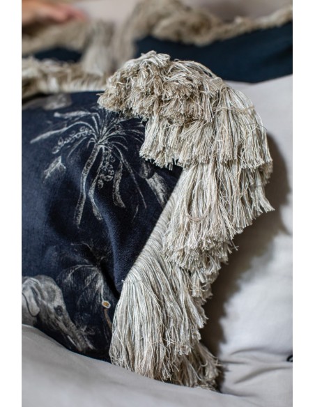 Taie d'oreiller en lin viscose Ludo